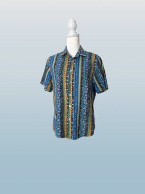 LING WOMEN CASUAL DRESS SHORT SLEEVE SHIRT - SIZE XS